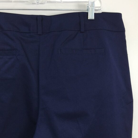 New York & Co 7th Avenue Design Studios Signature Fit Crop Navy Dress pant Sz 18 - Picture 5 of 7